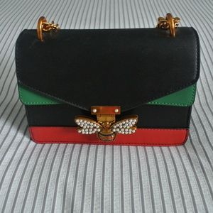 Two section bag with Bug decoration